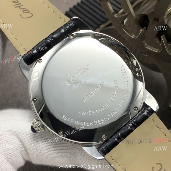(GB) Swiss Grade Copy Cartier Ronde Solo Men Watch SS Diamond 5