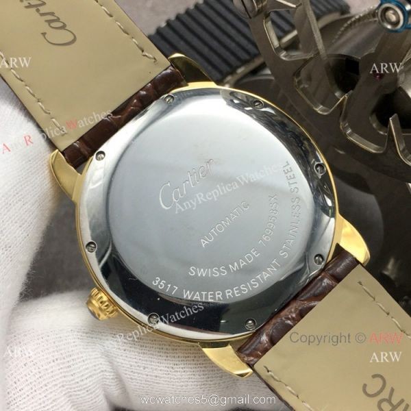 (GB)Swiss Copy Cartier Ronde Solo De Watch Yellow Gold 5