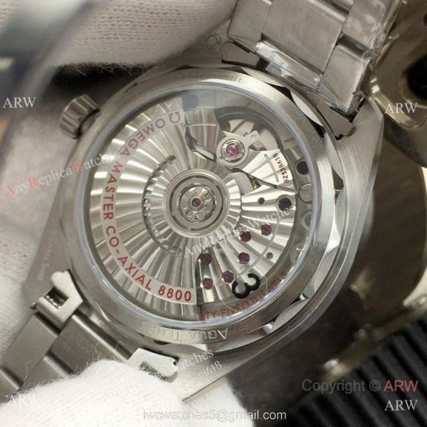 VS Factory Copy Omega Aqua Terra 150m 8800 Watch Diamond Dial Lady 5