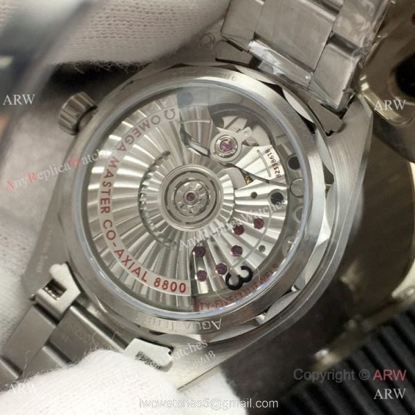 VS Factory Replica Omega Seamaster Aqua Terra 150m White Face Watch 5