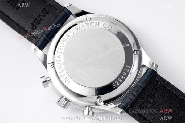 Swiss Grade One Copy IWC Portuguese ZF Factory V2 ETA7750 Watch IW371417 Blue Arabic Markers 5