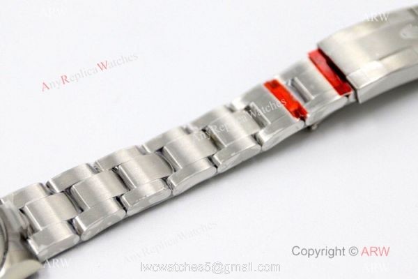 EW Factory 31mm Swiss Replica Rolex Oyster Perpetual Tif-fa-ny blue Dial Watch 5