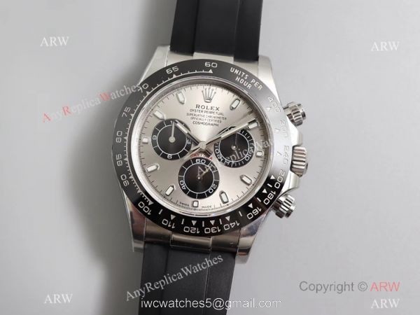 Noob V3 Rolex Daytona Oysterflex Strap Gray Dial Watch Super Clone 5