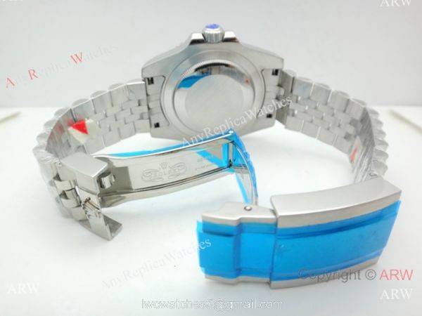 Replica Rolex Batman GMT-Master II Watch Stainless Steel Jubilee 40mm 5