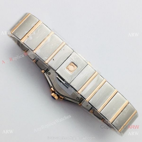 (VS) Omega Constellation Two Tone Rose Gold 27mm Watch with Quartz Movement 5