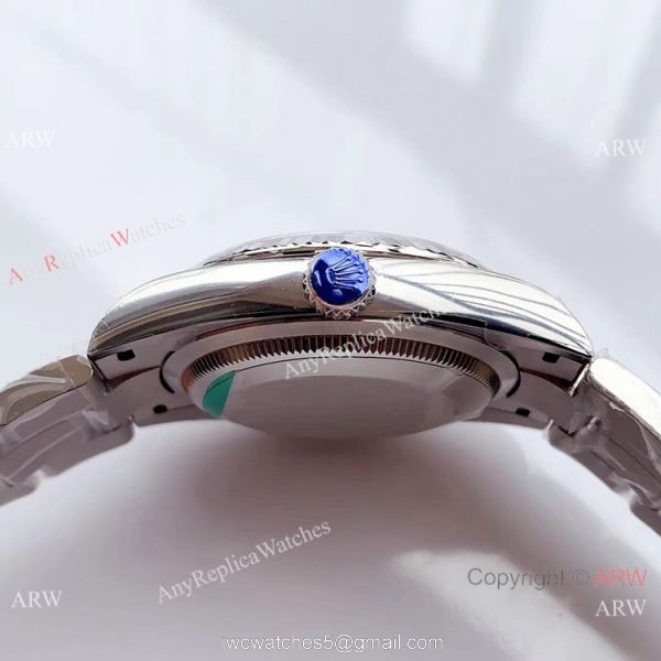 Swiss Grade Rolex Datejust 36mm SS White MOP Dial Watch Rolex EW Factory Swiss 3235 316L 5