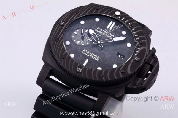 (VS) Swiss Panerai Submersible Marina Militare Carbotech Watch PAM 979 VS Factory Best Replica Edition 5
