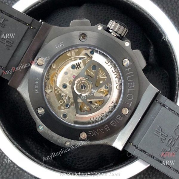 Swiss Copy Hublot Big Bang Evolution Yellow Diamond Watch 7750 Chronograph Movement 5