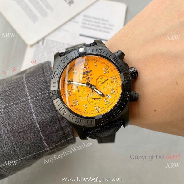 New Style Breitling Avenger Yellow Dial Chronograph Watch 5