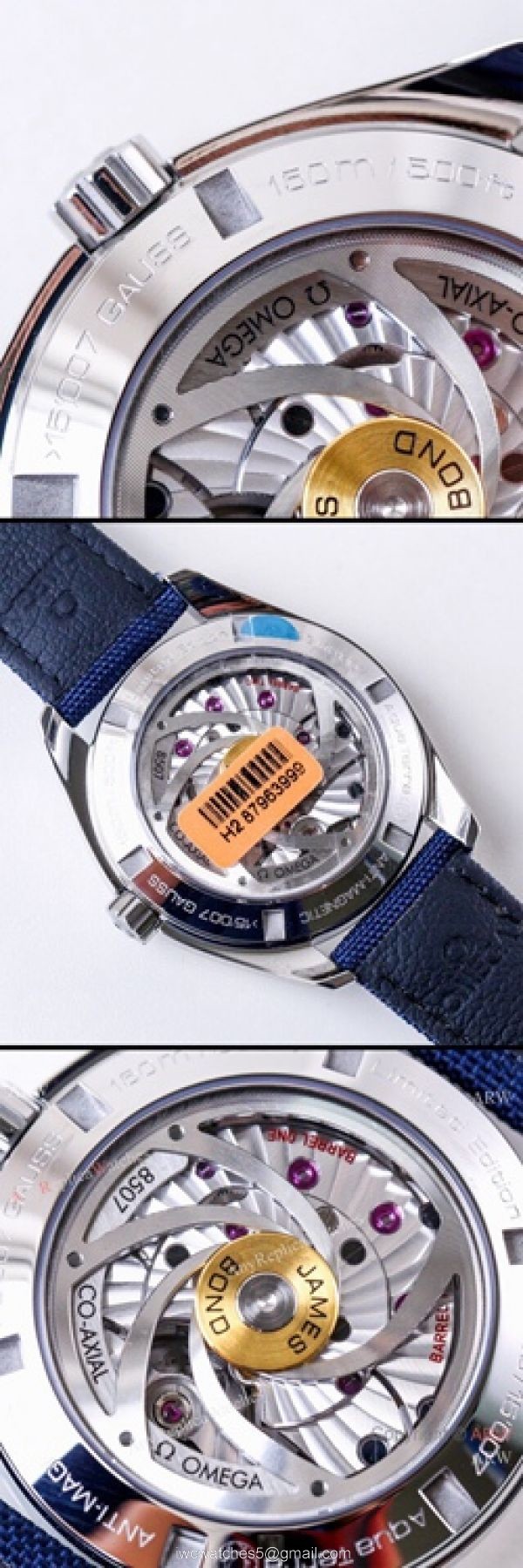 VSF Omega Seamaster 15007 Gauss Blue Dial Watch 8500 Movement 5
