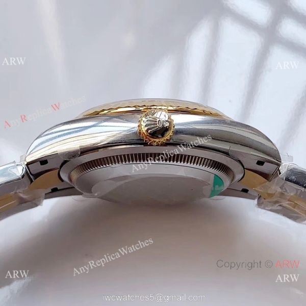 New Replica Rolex Datejust Two Tone Black 36mm Watch EW Factory 3235 Movement 5