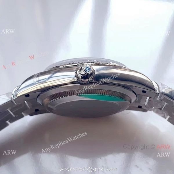(EW)Swiss 3255 Replica Presidential Rolex Day-Date Blue Dial Watch High End Replica 5