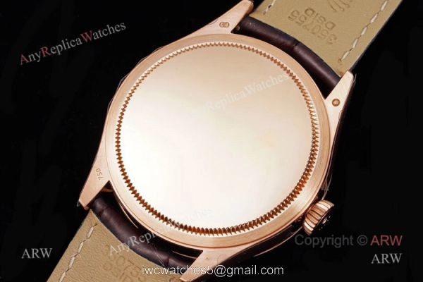 GM Factory Swiss Replica Rolex Cellini Date Rose Gold Automatic Watch 5