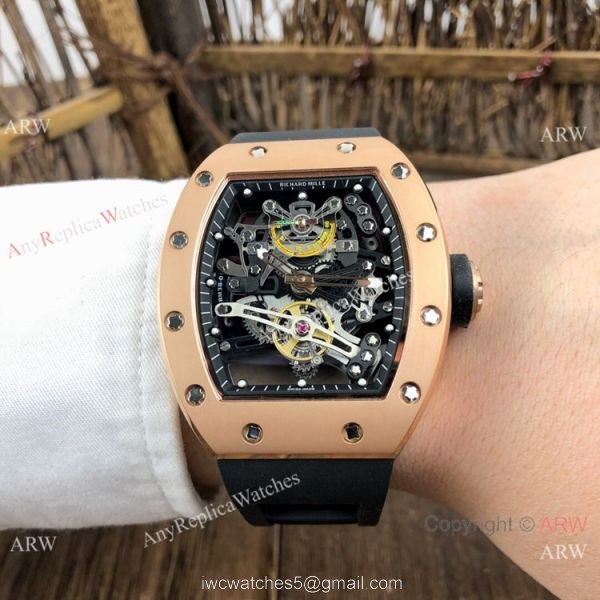 New Copy Richard Mille Rm38-01 Rose Gold Watches High Qulaity 5