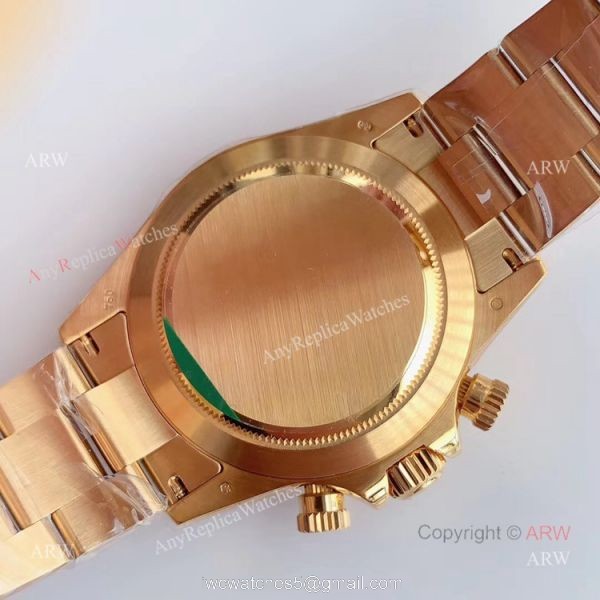 New Gold Rolex Daytona Swiss Watch Noob Factory Rolex Replica Watches 5