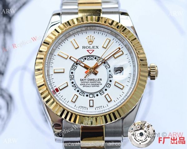 NEW UPGRADED Rolex Sky-Dweller Yellow Gold Watches 41mm 5