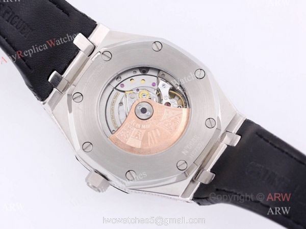 Swiss Replica Audemars Piguet Royal Oak Diamonds With Arabic Dial Automatic Watch For Men 5