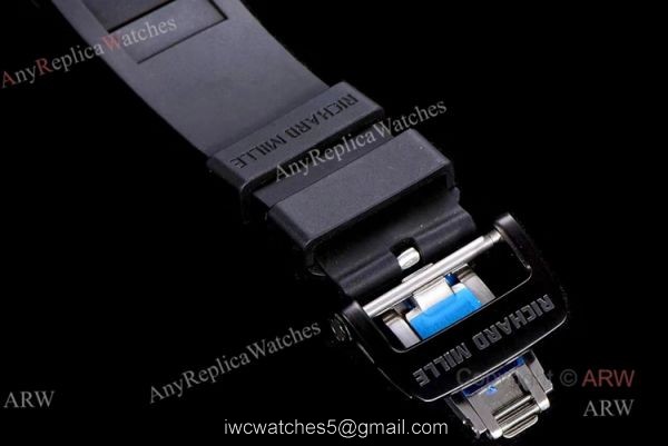 KV Factory Swiss Replica Richard Mille RM 011 Felipe Massa Black Night NTPT Carbon Watch 5