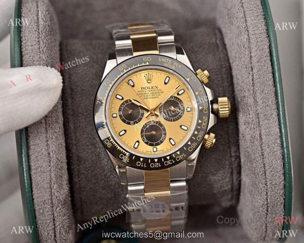 Rolex Cosmograph Daytona 2 Tone Black Ceramic Watch 40mm 5