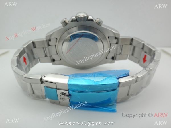 Copy Rolex Yacht-Master II Stainless Steel White Face Watch 44mm 5