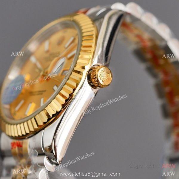 Swiss Quality Rolex Datejust ii 41mm Watch Two Tone Jubilee Strap Citizen 8215 Movement 5