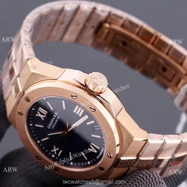 Swiss Replica Chopard Alpine Eagle Men Watch 41mm Blue Dial Rose Gold 5