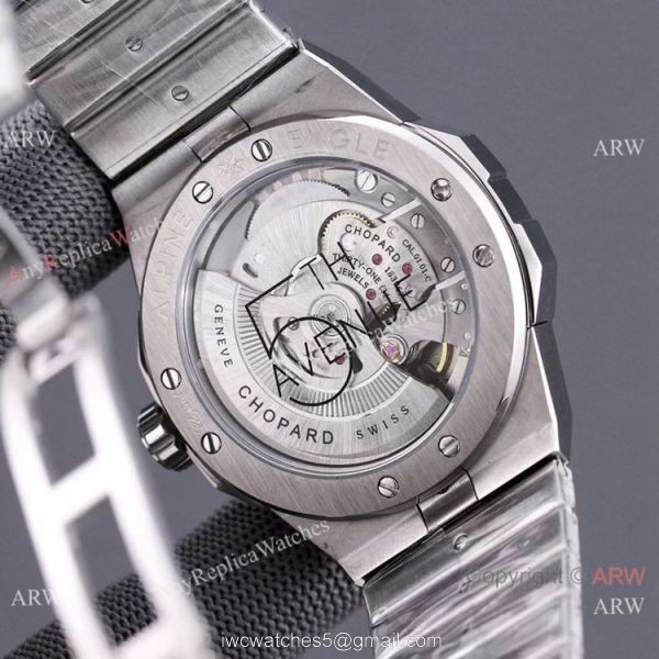 Swiss Replica Chopard Alpine Eagle chopard 298600 Watch 41mm White Dial Stainless Steel 5