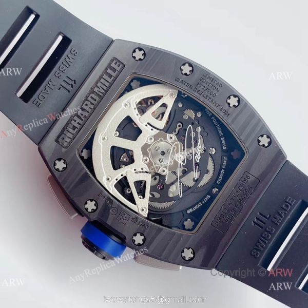 V2 NEW UPGRADED KV Factory Richard Mille RM-011 Skeleton Replica Watch 5