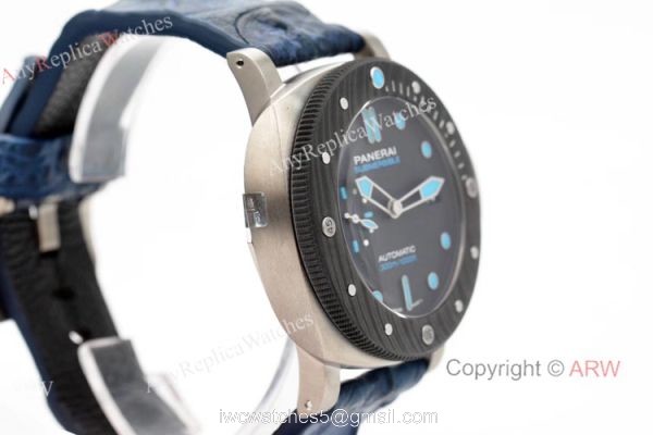 PAM00799 VS Factory Panerai Submersible 47mm Black Dial Automatic Replica Watch 5