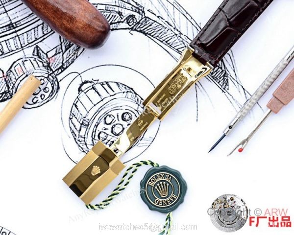 NEW UPGRADED Rolex Datejust II 41mm Men Watches Roman Markers Leather Strap 5