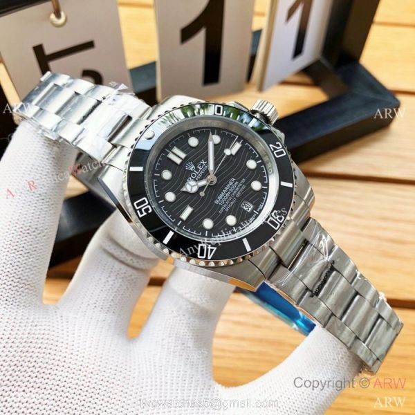 Rolex Submariner Date Copy Watches Two Tone Black Ceramic Bezel 40mm 5