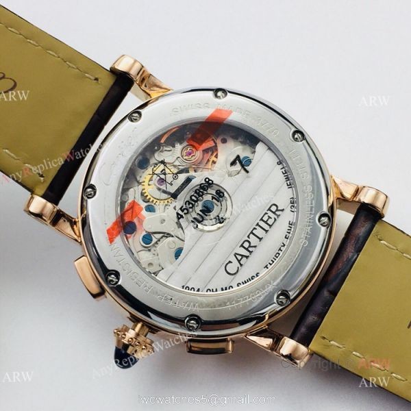(GZF) 1:1 New Faux Cartier Ronde De Cartier Chronograph Watch 40mm 5