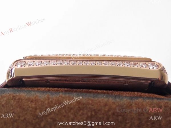 Swiss Replica Mens Piaget Emperador Rose Gold Diamond Watch 5