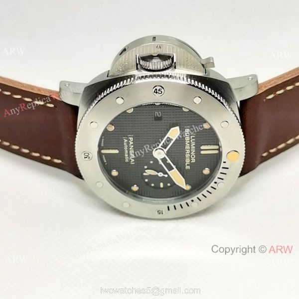 New Copy Panerai Luminor Submersible PAM569 47mm Watch Left-Handed 5
