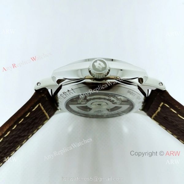 Copy Panerai Radiomir GMT Power Reserve PAM999 Watch SS Dark Green dial 5