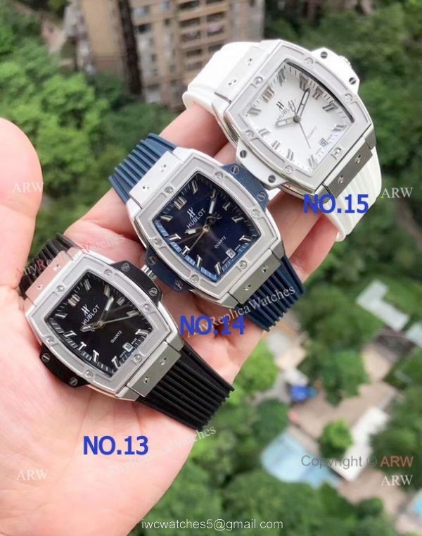 Copy Hublot Spirit of Big Bang Womens Watches Stainless Steel Diamond Case 5
