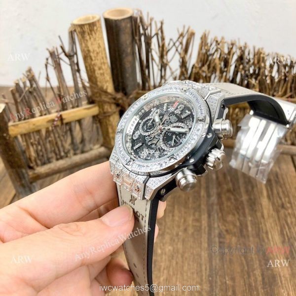 AAA Replica Hublot Big Bang Unico Sapphire Iced Out Watches 5