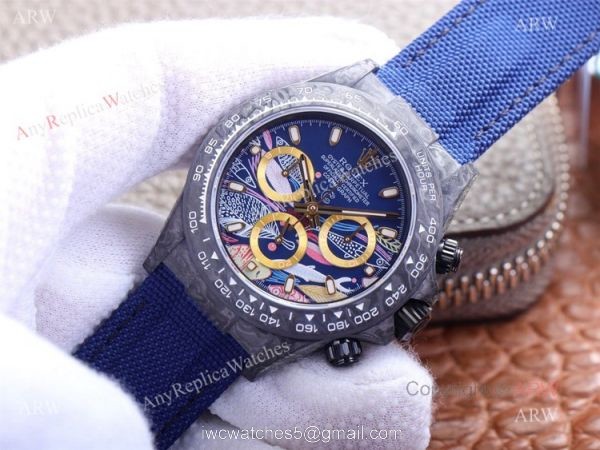 JH Factory New Carbon Fiber Rolex Daytona Swiss 7750 Automatic Replica Watches 5