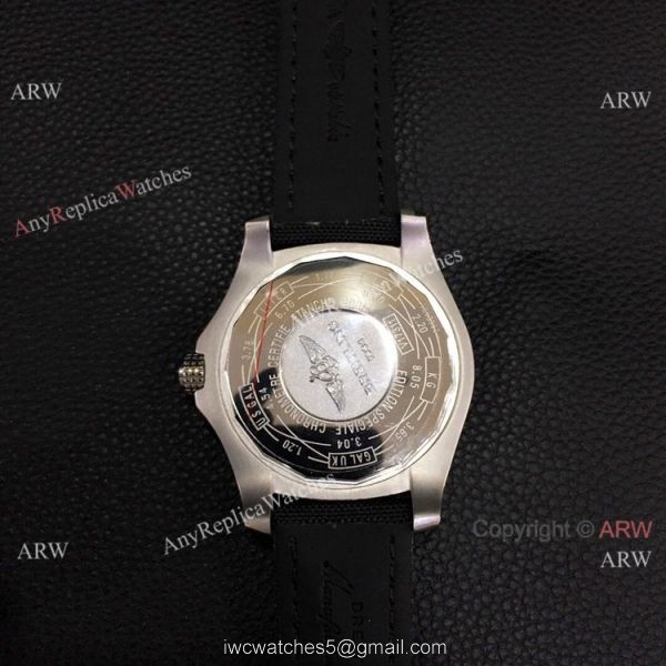 Breitling Avenger II Seawolf Watch Stianless Steel and Yellow Face 5