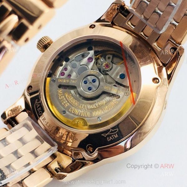 (JLF) New Jaeger-Lecoultre Master Ultra Thin Rose Gold Replica Watch For Men 5