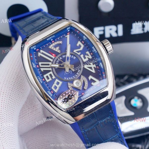 Best Replica Franck Muller Vanguard Yachting v45 Watches Rose Gold Dial 5