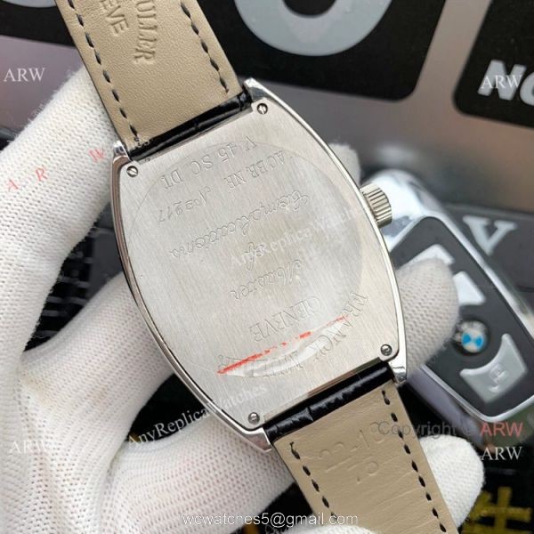 Best Copy Franck Muller Cintree Curvex Double Flying Tourbillon Watches SS White Dial 5