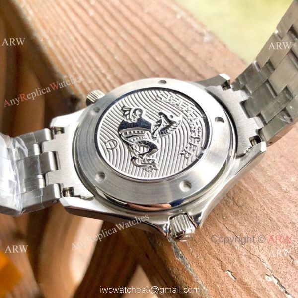Fake Omega Seamaster James Bond 007 Blue Dial Stainless Steel Watches 5