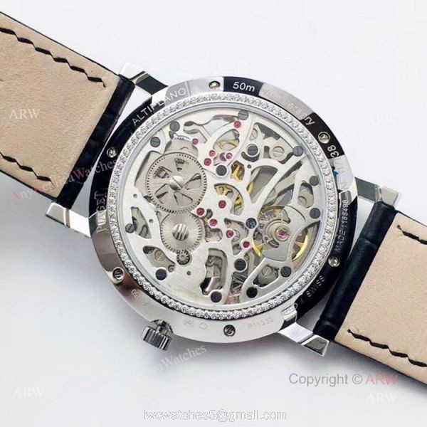 New Piaget Skeleton Diamond Replica Watch Ultra-Thin Piaget Diamond Watch 5