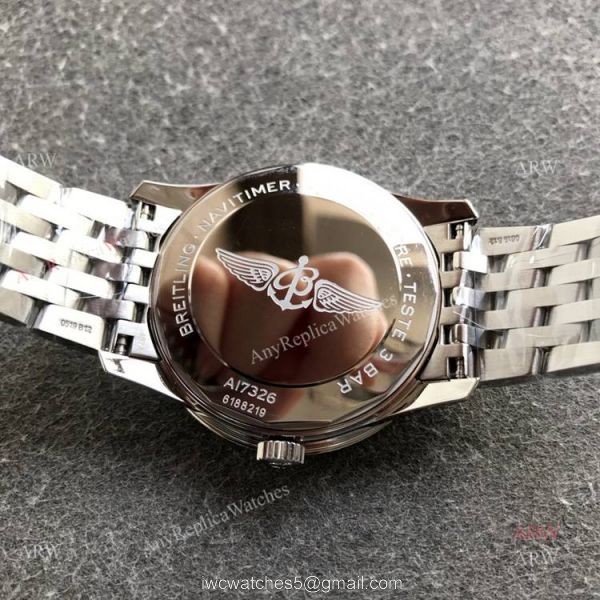New Breitling Navitimer B01 White Dial Replica Watches 41mm 5