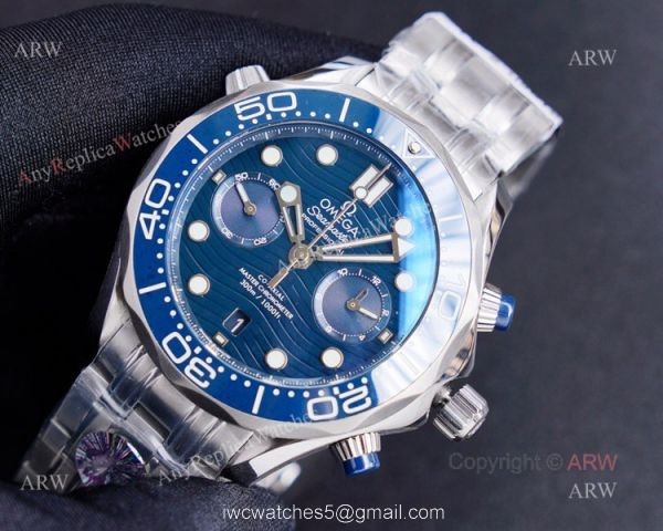 (TW) Highest Quality Diver 300m Omega Seamaster Super Clone Watch 9900 Movement 5