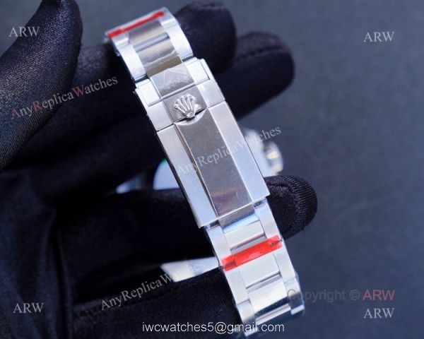 Swiss Grade Replica Rolex GMT Master ii GMT Rainbow Diamond Bezel Men Watches 5
