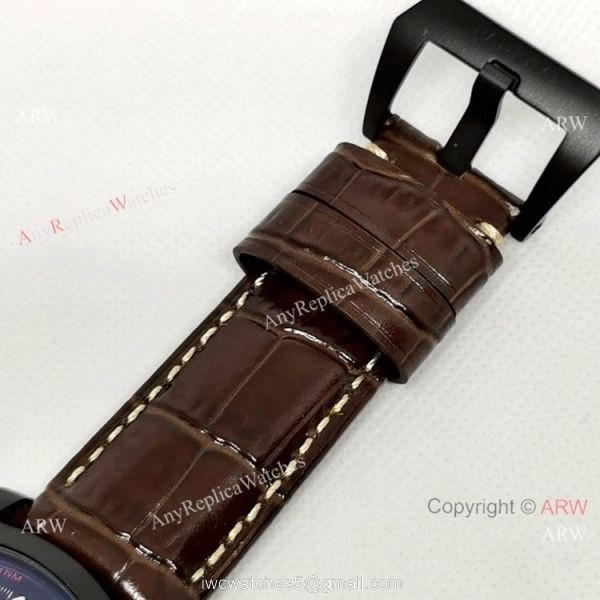 New Panerai Flyback PAM00725 Black Case Watch 44MM 5