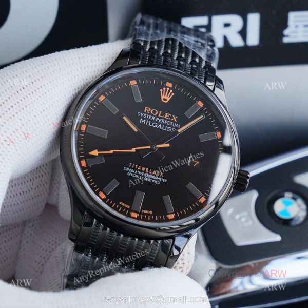 New Rolex Milgauss Titan Black for Mens Watch Replica 5