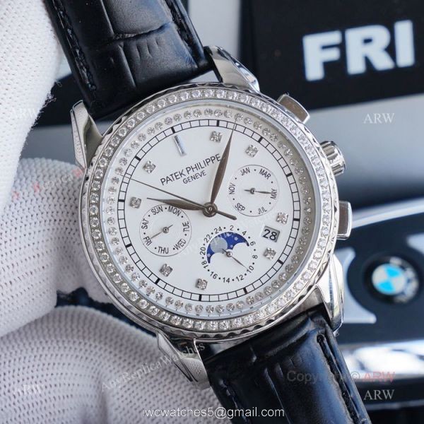 New Patek Philippe AAA Grand Complications Rose Gold Diamond Watch 5